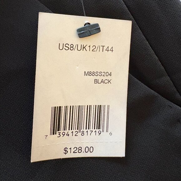 Tahari NWT Black Ankle Pants Size 8 - Picture 6 of 6